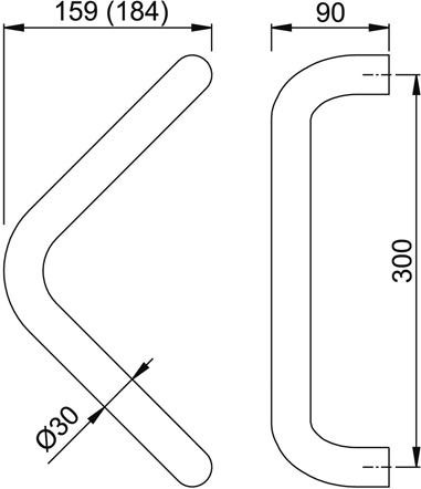 BügelgriffE5210 F69 300 BS-1502