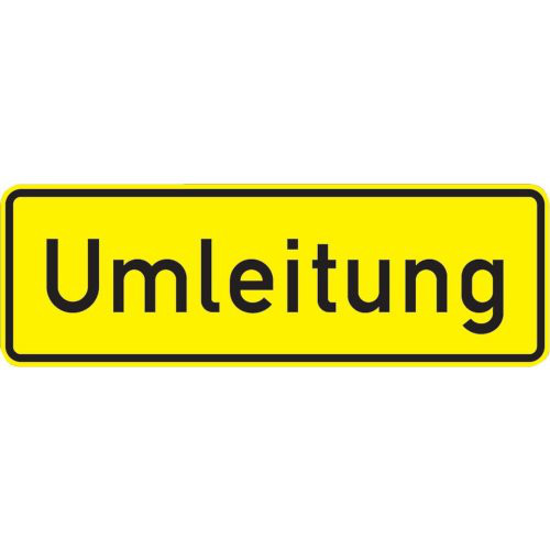 VKZ.457.1, 1050x350mm Umleitungsankündigung