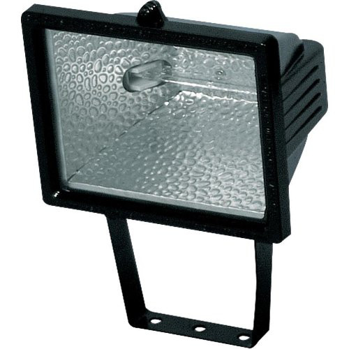 Halogenstrahler 400 W IP 54, schwarz