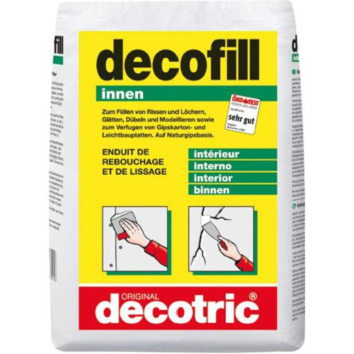 Decofill Spachtelmasse 10kg Sack, innen decotric